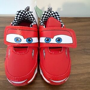 Lightning McQueen Disney Pixar Cars Shoes Size 7 Toddler Brand New Never Worn